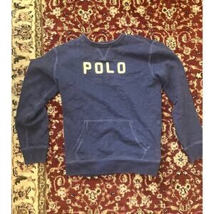 Polo Ralph Lauren Blue Logo Crewneck Sweatshirt - Youth XL (18-20)